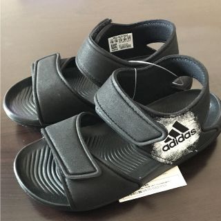 アディダス(adidas)の19㎝ adidas キッズ AltaSwim C スポーツサンダル ブラック(サンダル)