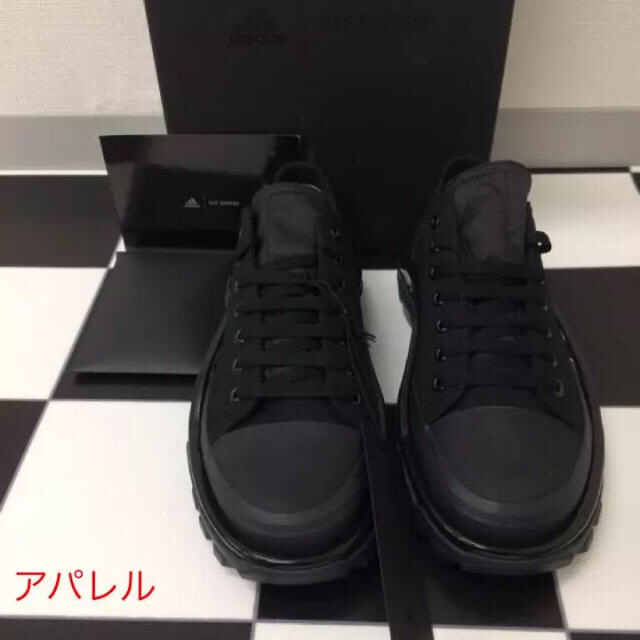 RAF SIMONS(ラフシモンズ)の新品18SS 26cm adidas ラフシモンズ デトロイトランナー ブラック メンズの靴/シューズ(スニーカー)の商品写真