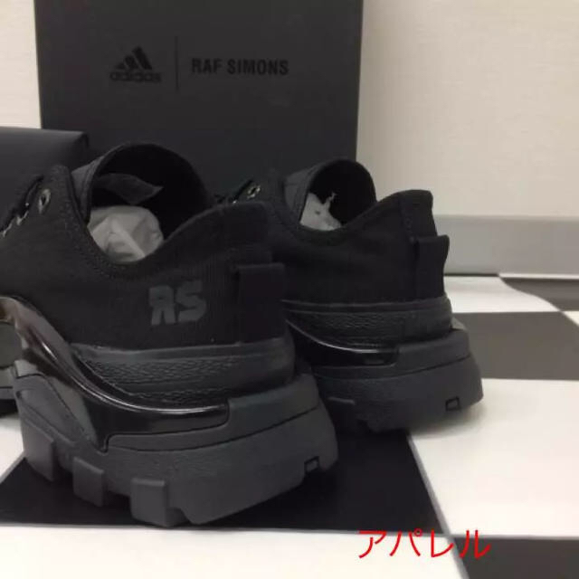 RAF SIMONS(ラフシモンズ)の新品18SS 26cm adidas ラフシモンズ デトロイトランナー ブラック メンズの靴/シューズ(スニーカー)の商品写真