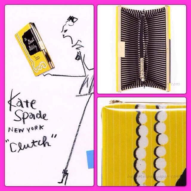 kate spade new york(ケイトスペードニューヨーク)のkatespade BOOK クラッチ レディースのバッグ(クラッチバッグ)の商品写真