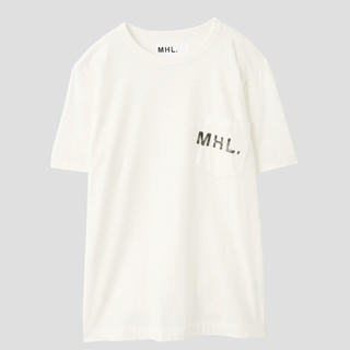 マーガレットハウエル(MARGARET HOWELL)のMHL 半袖シャツ ホワイト M(Tシャツ/カットソー(半袖/袖なし))