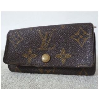 ルイヴィトン(LOUIS VUITTON)のルイ・ヴィトン　LOUIS VUITTON　４連　キーケース　モノグラム　訳あり(キーケース)