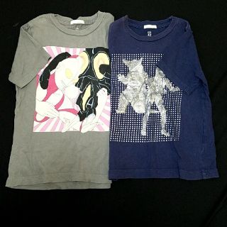 ジーユー(GU)の(男の子)Tシャツ110  2枚セット(Tシャツ/カットソー)