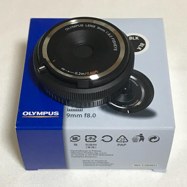 OLYMPUS(オリンパス)のOLYMPUS フィッシュアイ ボディキャップレンズ スマホ/家電/カメラのカメラ(ミラーレス一眼)の商品写真