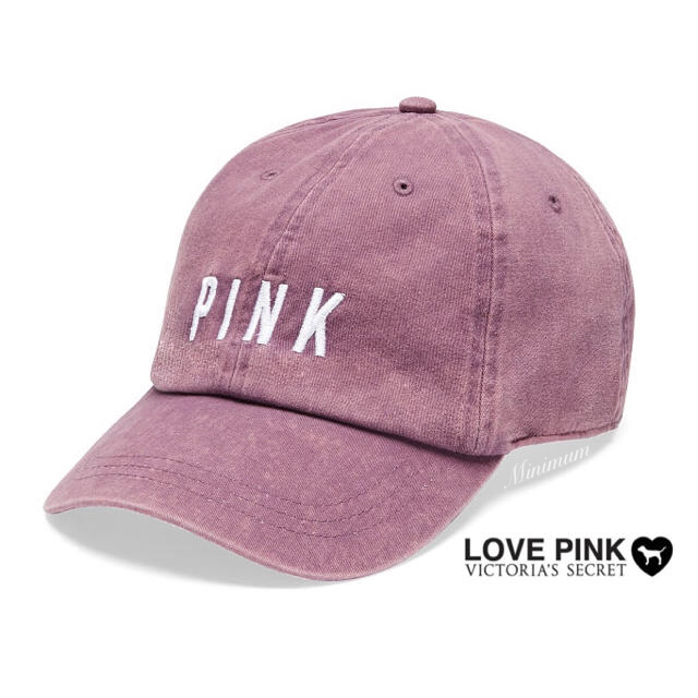 Victoria's Secret(ヴィクトリアズシークレット)のPINKダスティピンクキャップ レディースの帽子(キャップ)の商品写真