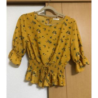 コルザ(COLZA)のcolza  花柄トップス 値下げしました(カットソー(長袖/七分))