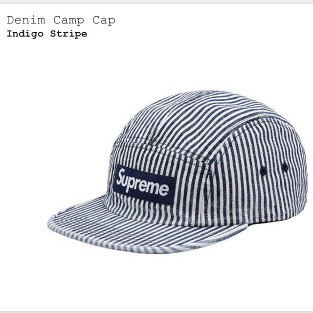 Supreme Denim Canp Cap / ストライプ