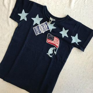 エフオーキッズ(F.O.KIDS)の新品タグ付☆F.O.☆インディゴ半袖Tシャツ☆サイズ120(Tシャツ/カットソー)