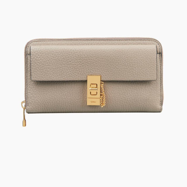 シャイニングゴールデン Chloe 長財布 drew ジップウォレット www