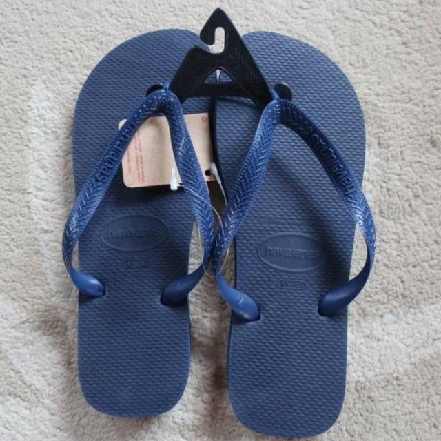 havaianas(ハワイアナス)のハワイアナス トップ ビーチサンダル ネイビーブルー 約28-29cm メンズの靴/シューズ(サンダル)の商品写真