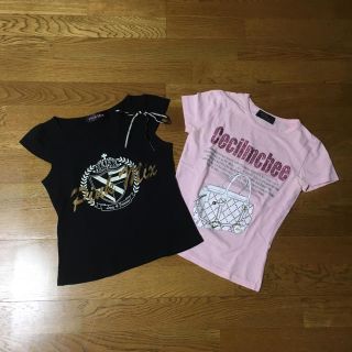 ピンクミックス(Pink Mix)のＴシャツ♡ピンクミックス・セシルマクビー 各1枚(Tシャツ(半袖/袖なし))