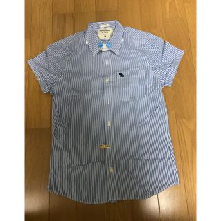 アバクロンビーアンドフィッチ(Abercrombie&Fitch)のmnp様専用 アバクロンビー&フィッチ 半袖ストライプシャツ サイズ M 美品(シャツ)