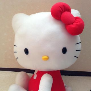 値下げ キティーちゃんBIG ぬいぐるみ(ぬいぐるみ)