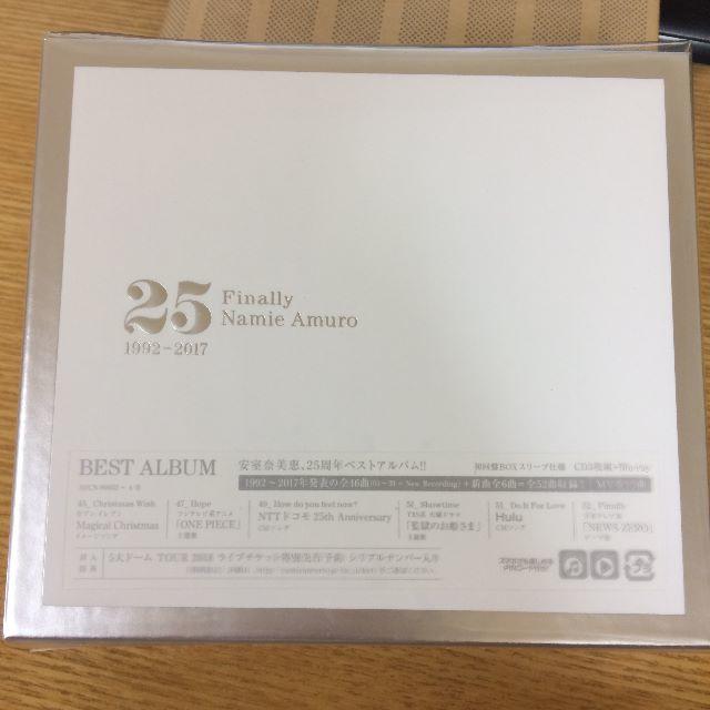 安室奈美恵　Finally 初回限定 3CD＋ ブルーレイ　新品・未開封