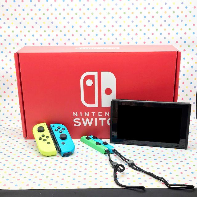 Nintendo Switch(ニンテンドースイッチ)の【新品未使用】ニンテンドースイッチ(Switch)本体　オリジナルカラー エンタメ/ホビーのゲームソフト/ゲーム機本体(家庭用ゲーム機本体)の商品写真