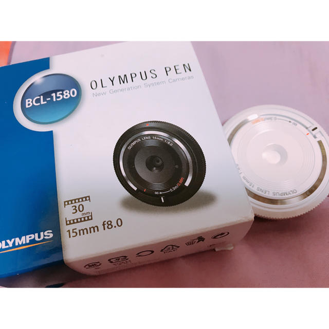 OLYMPUS(オリンパス)のOLYMPUS レンズ 15mm パンケーキレンズ スマホ/家電/カメラのカメラ(レンズ(単焦点))の商品写真