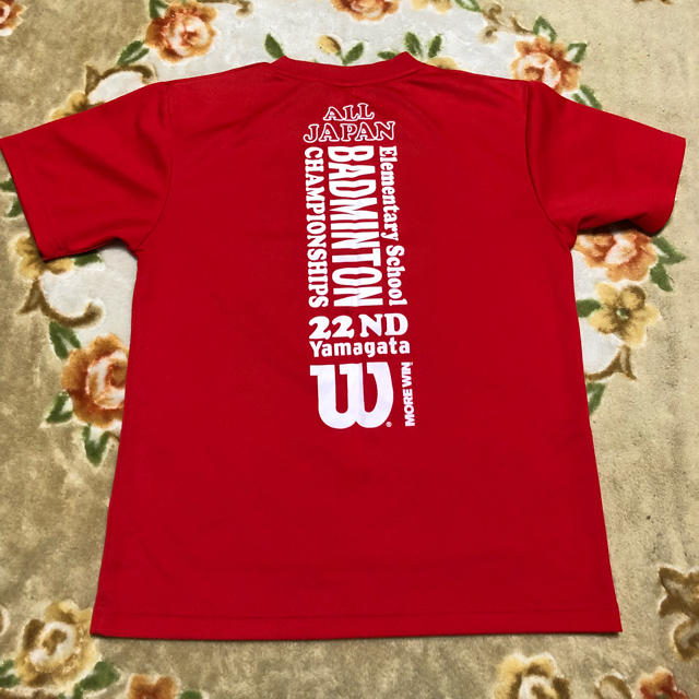 wilson(ウィルソン)のウィルソン 大会記念Tシャツ スポーツ/アウトドアのスポーツ/アウトドア その他(バドミントン)の商品写真