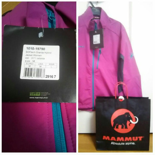 Mammut(マムート)の新品未使用✨L✨マムート✨ジャケット✨ウィメンズ レディースのジャケット/アウター(その他)の商品写真