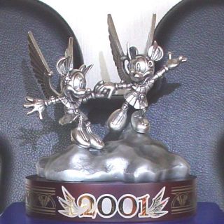 ディズニー(Disney)の◎ブレイブ様お取り置き◎【2001年ミッキー＆ミニー(限定200体)フィギュア】(キャラクターグッズ)