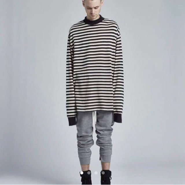 FOG fear of god ボーダーロング mockneck モックネック