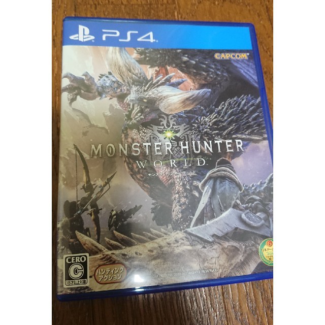 CAPCOM(カプコン)のPS4 モンスターハンターワールド　MHW　プロダクトコード付 エンタメ/ホビーのゲームソフト/ゲーム機本体(家庭用ゲームソフト)の商品写真