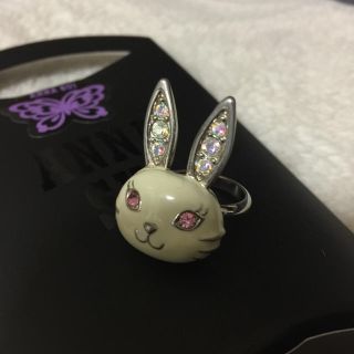 【新品】ANNA SUI うさぎパールリング