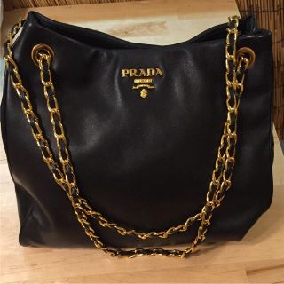 プラダ(PRADA)の美品 PRADAショルダーバッグ(ショルダーバッグ)