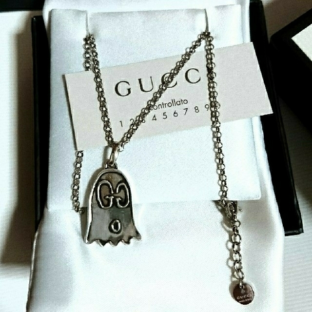 Gucci(グッチ)の【レア】未使用品☆GUCCIゴースト ネックレス メンズのアクセサリー(ネックレス)の商品写真