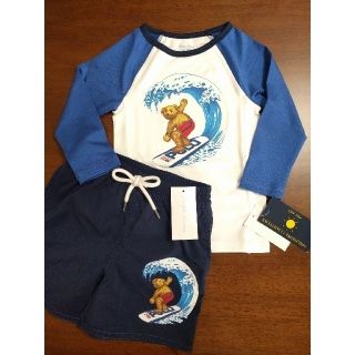 ラルフローレン(Ralph Lauren)のラルフローレン サーファー ポロベア 長袖 ラッシュガード 水着 24M 90(水着)