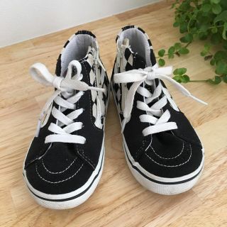 ヴァンズ(VANS)のVANS キッズハイカット スニーカー チェッカー 17(スニーカー)