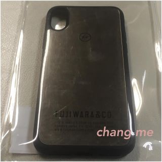 フラグメント(FRAGMENT)のi phone X 専用ケース FUJIWARA &Co 新品 未使用(iPhoneケース)