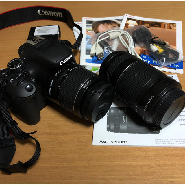 Canon - Canon EOS デジタル一眼レフカメラ 望遠レンズ付きの通販 by グリーラブ7337's shop｜キヤノンならラクマ
