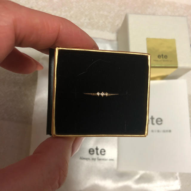 ete(エテ)のきんばりさん専用★eteピンキーリング★5号 レディースのアクセサリー(リング(指輪))の商品写真