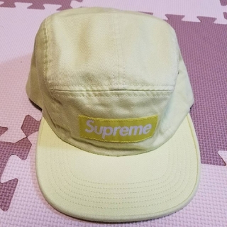 シュプリーム(Supreme)のSupreme　16ss　WASHED CHINO CAMP CAP イエロー(キャップ)