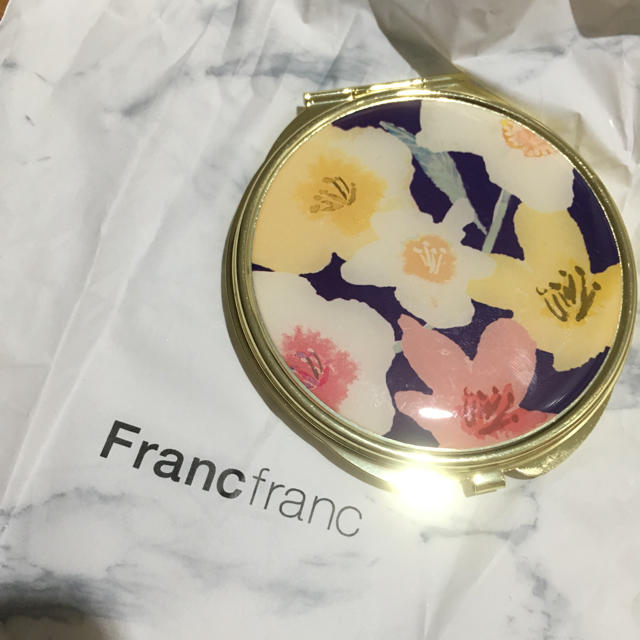 Francfranc(フランフラン)のフランフラン コンパクト ミラー レディースのファッション小物(ミラー)の商品写真