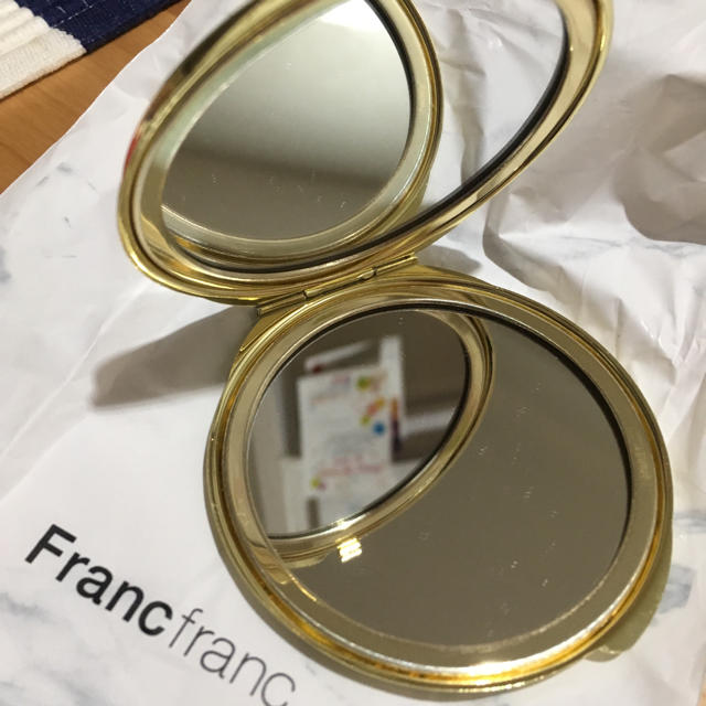 Francfranc(フランフラン)のフランフラン コンパクト ミラー レディースのファッション小物(ミラー)の商品写真