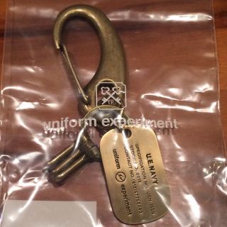 ユニフォームエクスペリメント(uniform experiment)の金 uniform  experiment dog tag key ring(その他)