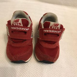 ニューバランス(New Balance)のニューバランス 12cm レッド(スニーカー)