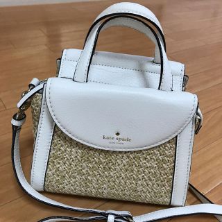 ケイトスペードニューヨーク(kate spade new york)のかごバッグ cobble hill straw small adrien(かごバッグ/ストローバッグ)