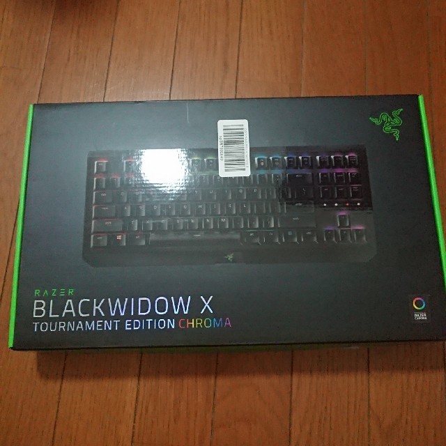 Razer blackwidow X chroma TE英語モデル スマホ/家電/カメラのPC/タブレット(PC周辺機器)の商品写真