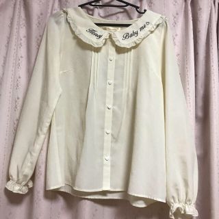 アンクルージュ(Ank Rouge)のAnk Rouge♡セーラー襟♡シフォンブラウス(シャツ/ブラウス(長袖/七分))