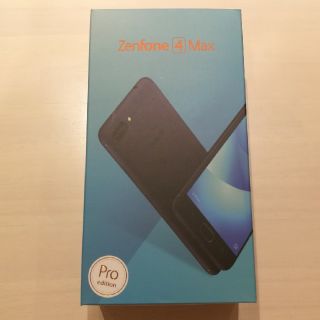 エイスース(ASUS)の新品 ZenFone 4 Max Pro simフリー  ブラック(スマートフォン本体)