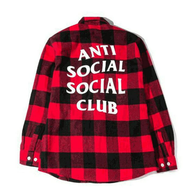 Supreme(シュプリーム)のassc anti social social club フランネルシャツ M メンズのトップス(シャツ)の商品写真