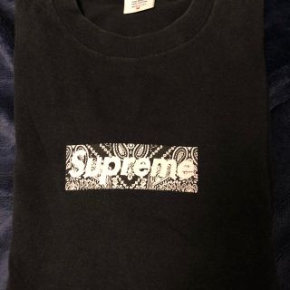 Supreme シュプリーム　Tシャツ ボックスロゴ　ペイズリー