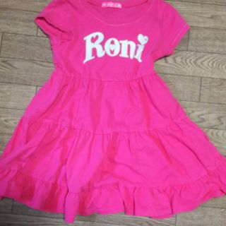 ロニィ(RONI)の美品！ロニ、AラインワンピSｻｲｽﾞ(ワンピース)