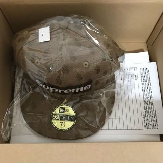 シュプリーム(Supreme)の7 3/8 Supreme Monogram Box Logo New Era(その他)