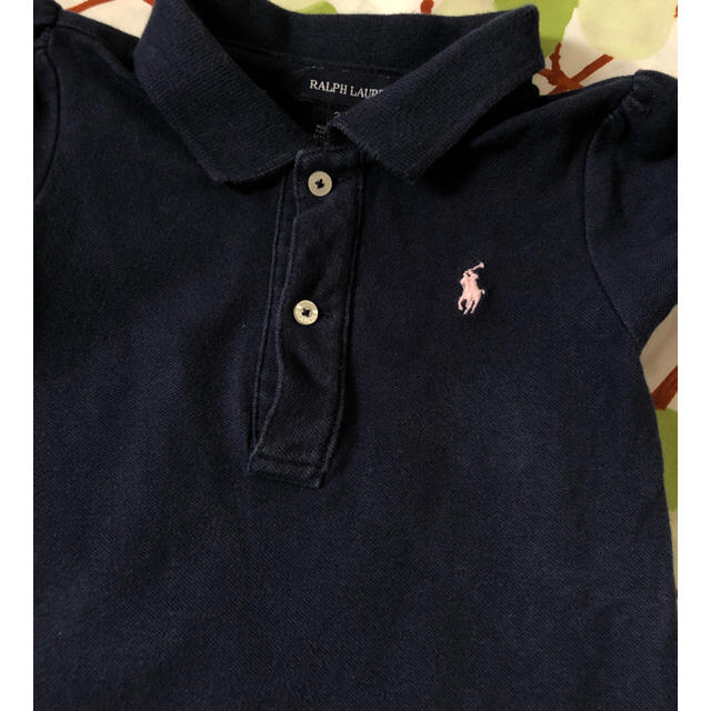 Ralph Lauren(ラルフローレン)のラルフローレン ワンピ 90 ネイビー  キッズ/ベビー/マタニティのキッズ服女の子用(90cm~)(ワンピース)の商品写真