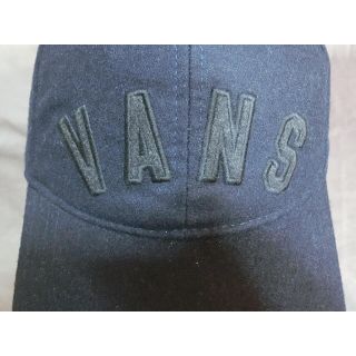 ヴァンズ(VANS)のアメカジ定番 【VANS】 キルティング ロゴキャップ 紺  (キャップ)