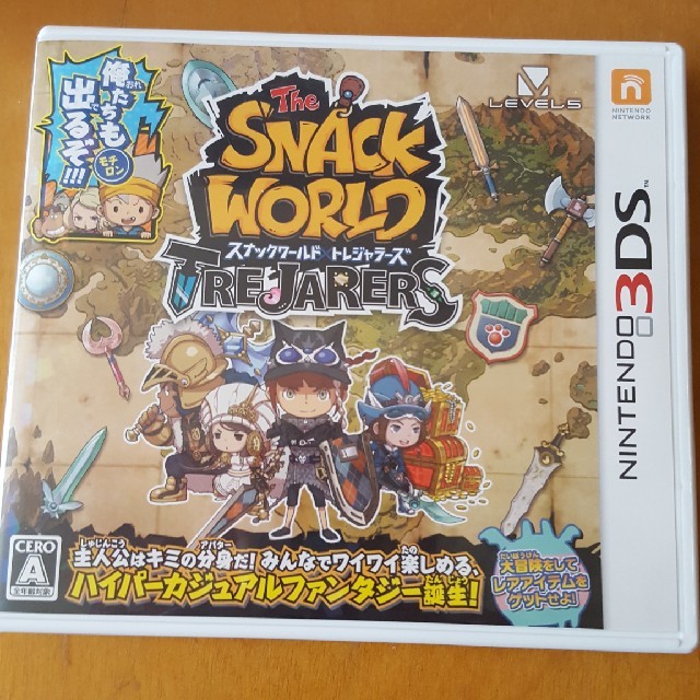 ニンテンドー3DS(ニンテンドー3DS)のスナックワールドトレジャラーズ エンタメ/ホビーのゲームソフト/ゲーム機本体(携帯用ゲームソフト)の商品写真