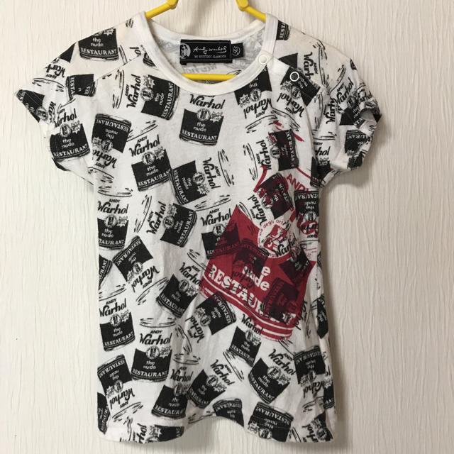 JOEY HYSTERIC(ジョーイヒステリック)のAndyWarhol/Tシャツワンピース90/joey hysteric キッズ/ベビー/マタニティのキッズ服女の子用(90cm~)(ワンピース)の商品写真